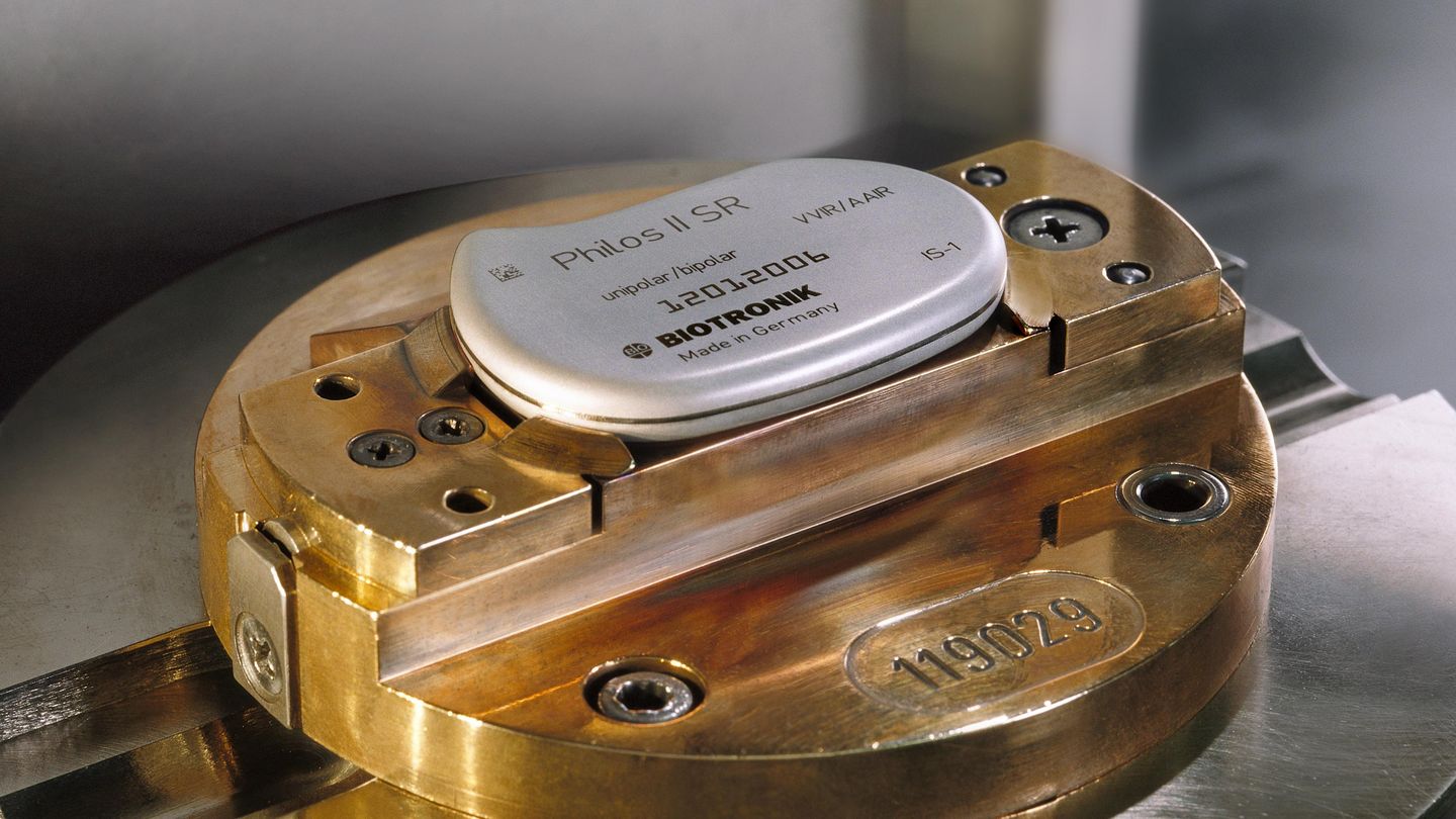 激光焊接的心脏起搏器