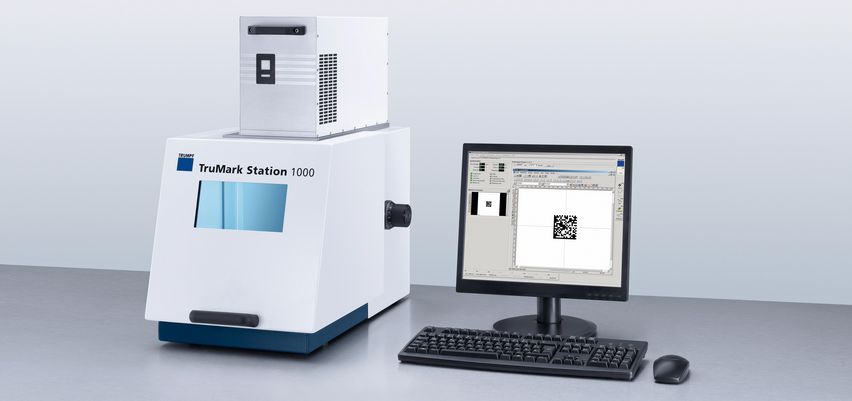 TruMark Station 1000 与通快单盒激光器相结合