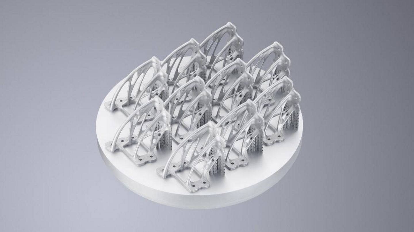 使用通快的 TruPrint 机器增材制造的板上托架