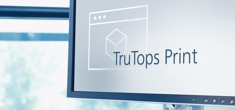 软件图片 TruTops Print，TRUMPF