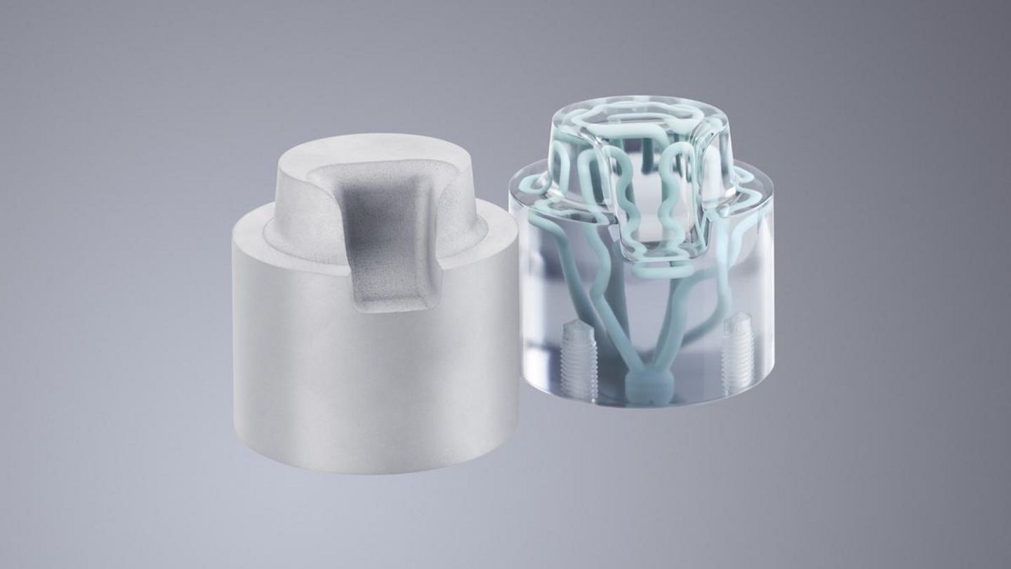 使用通快的 TruPrint 机器通过3D 打印制造的散热分配器