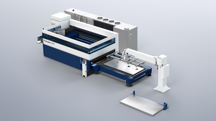 LoadMaster 对 TruLaser 3030 进行上料
