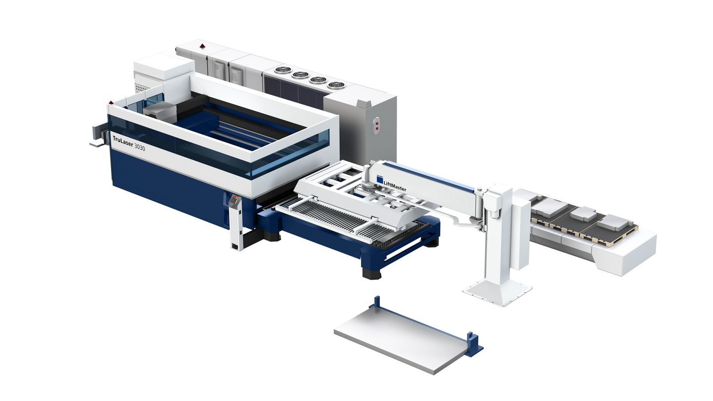 配备 LiftMaster 的 TruLaser 3030