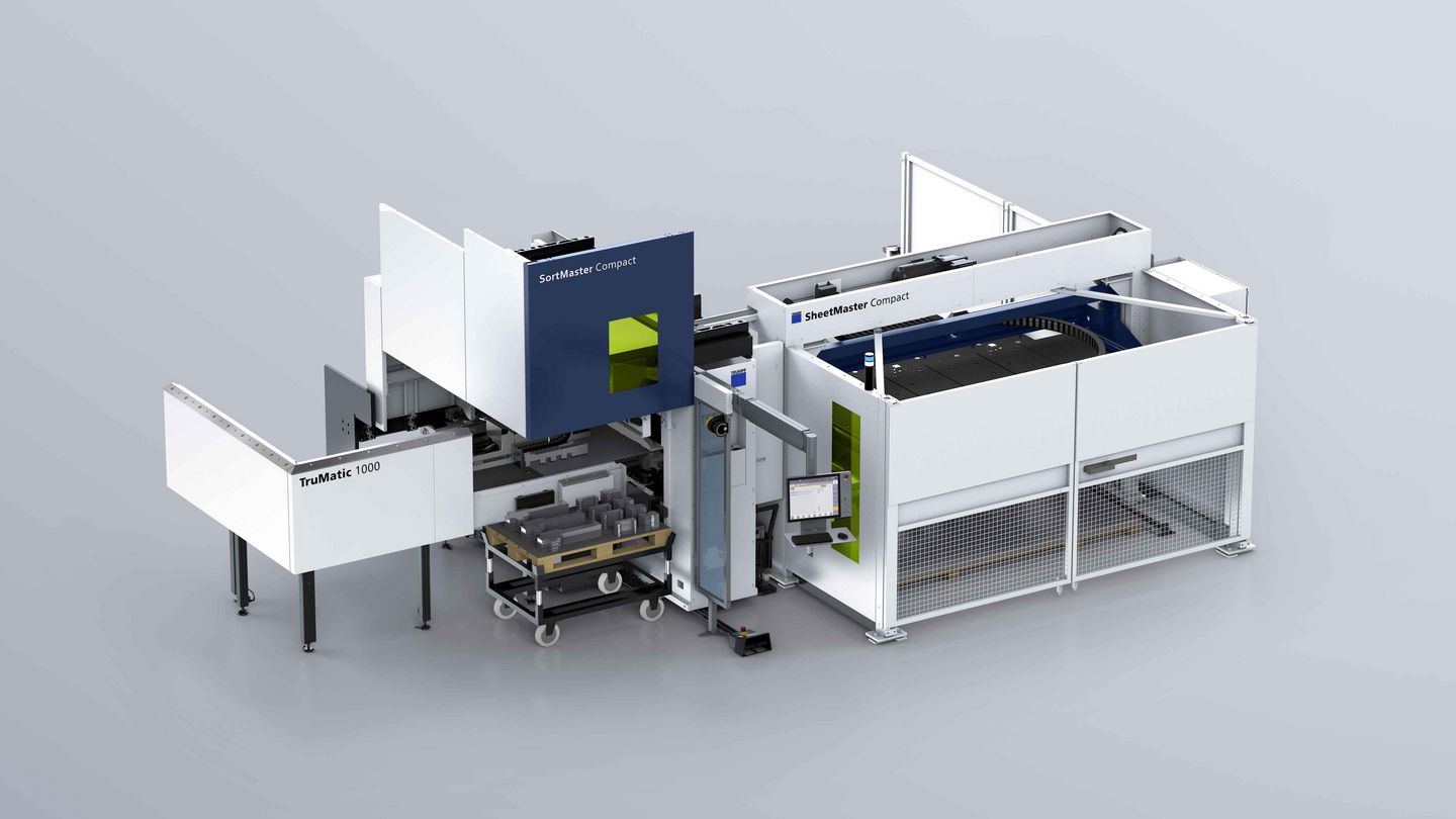 带 TruMatic 1000 fiber 的 SortMaster Compact
