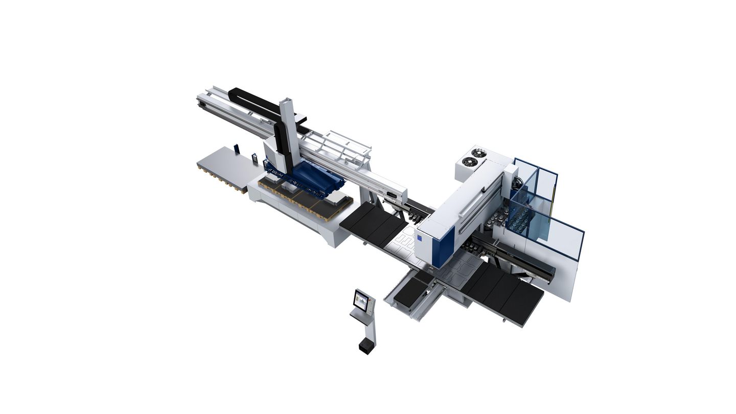 配备 SheetMaster 和 ToolMaster Linear 的 TruPunch 5000