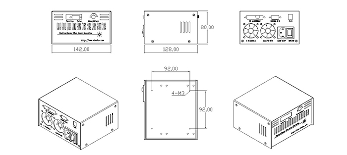 VA-II-N-532 (532nm-分体型激光器-500~4000mW)