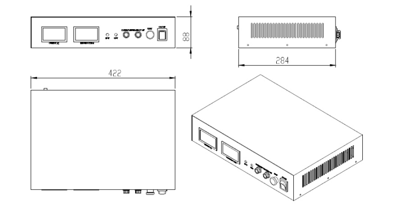 VA-WI-532 (532nm-大功率激光器-20~100W)