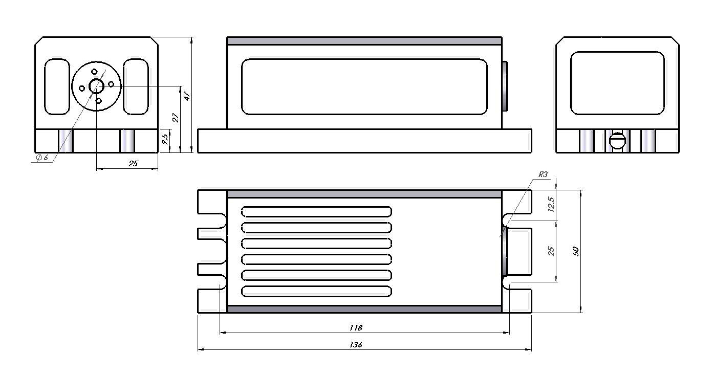  VA-I-N-1319nm红外激光器-1~200mW 