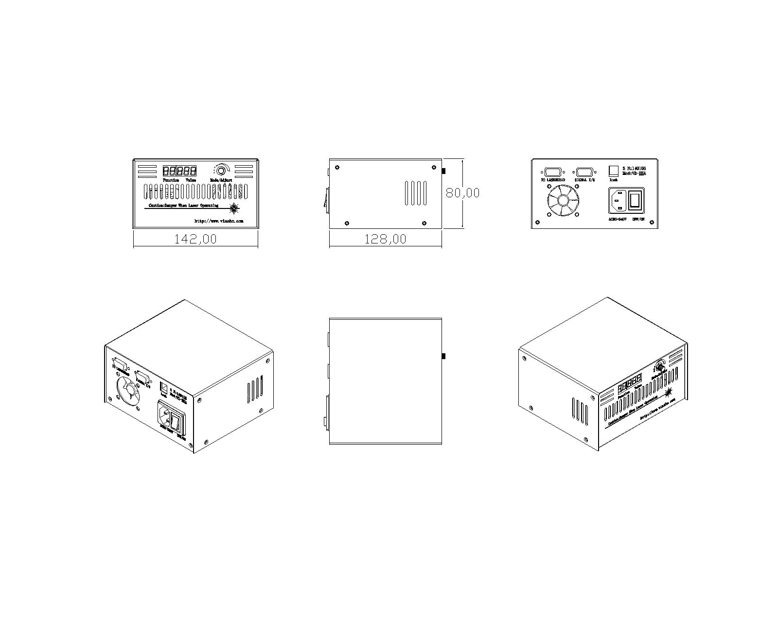  VA-I-N-1319nm红外激光器-1~200mW 