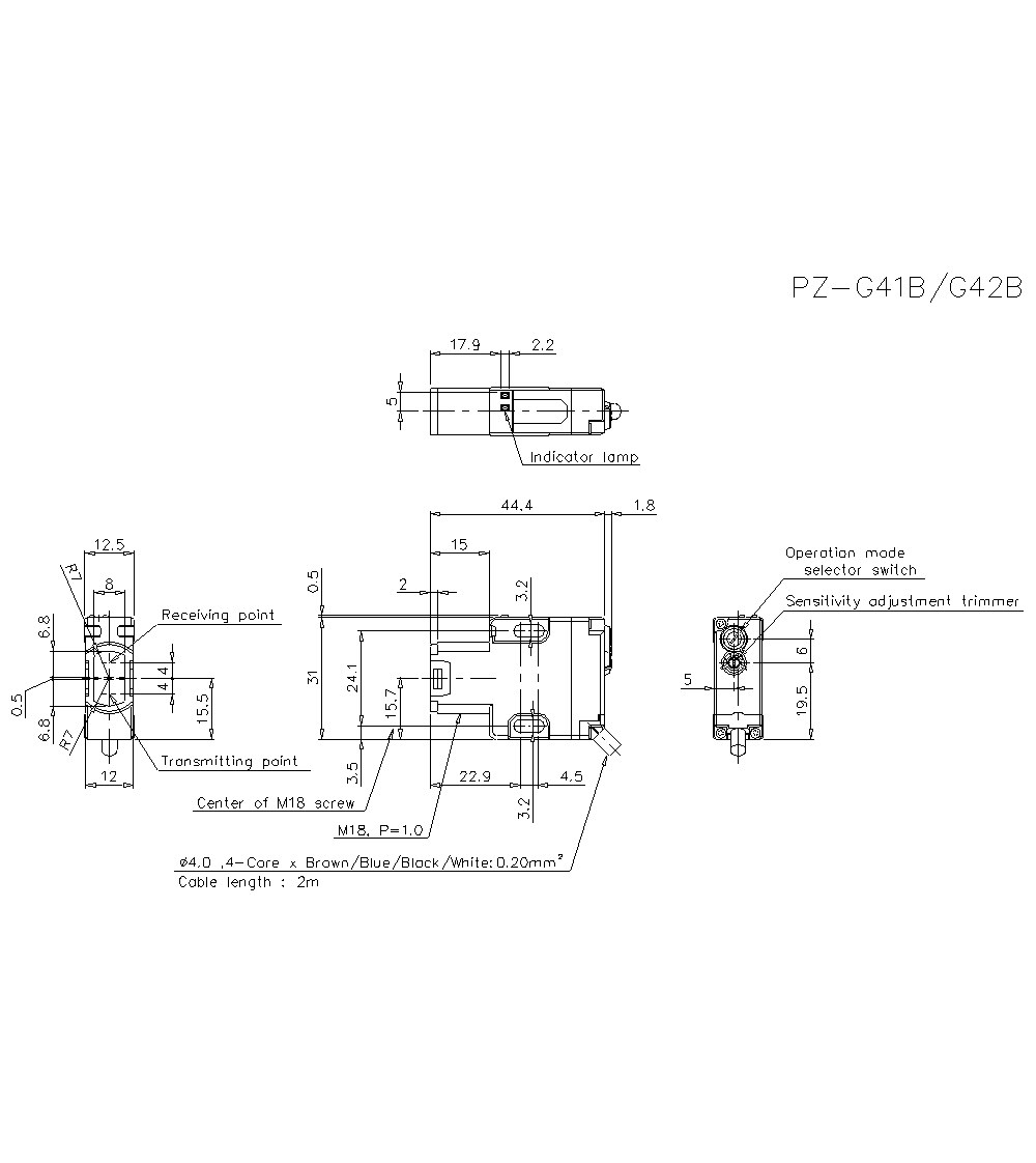 PZ-G41B Dimension