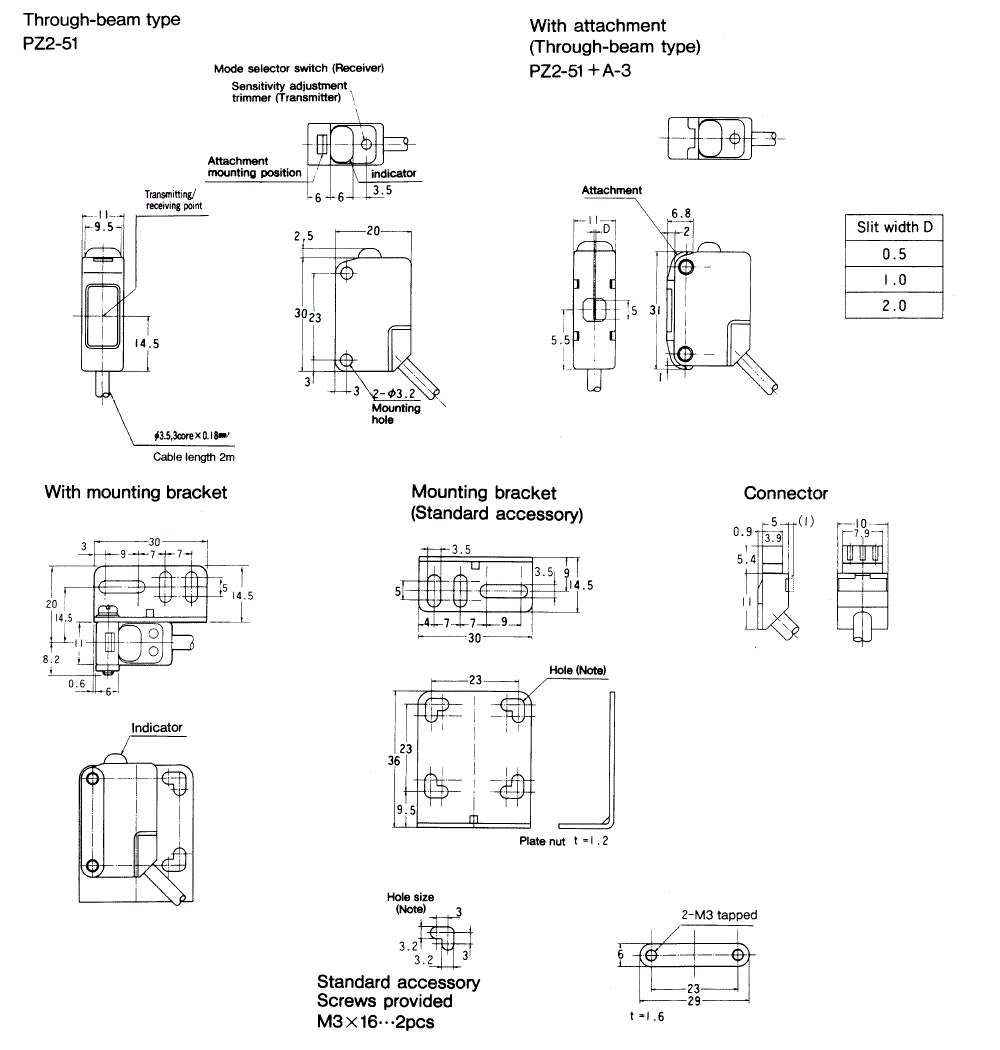 PZ2-51 Dimension