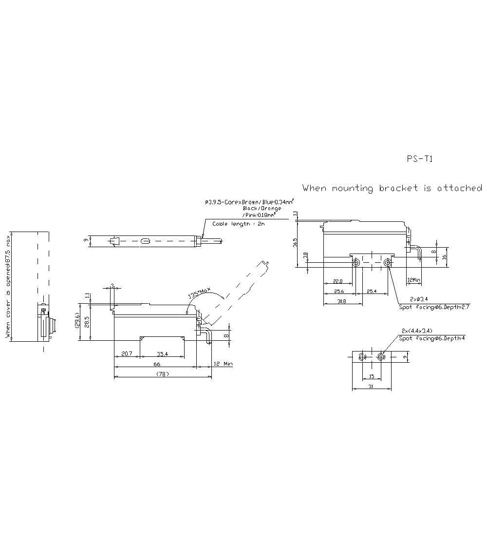 PS-T1 Dimension