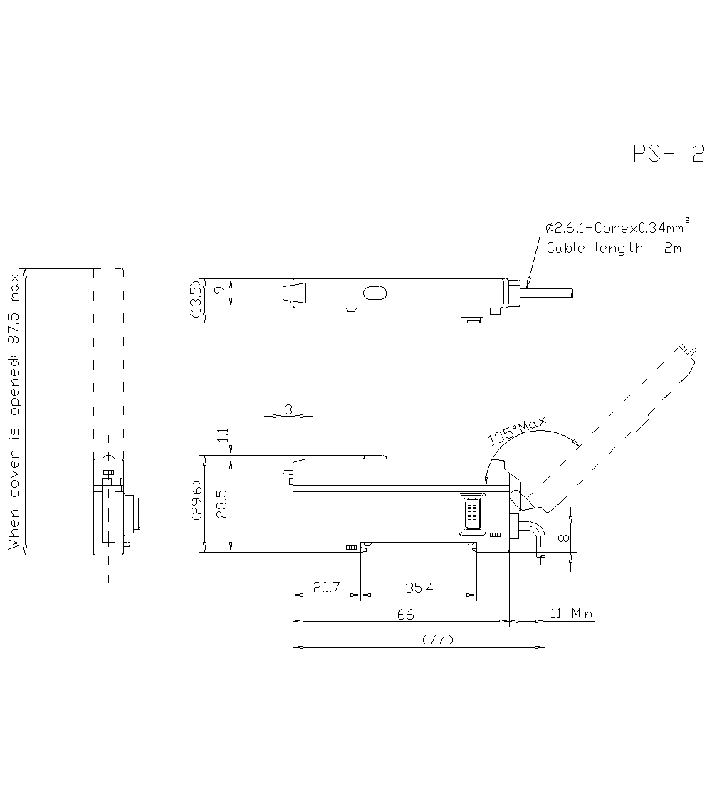 PS-T2 Dimension