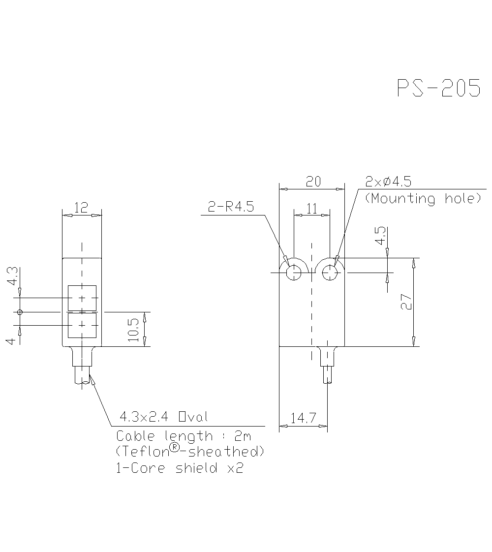 PS-205 Dimension