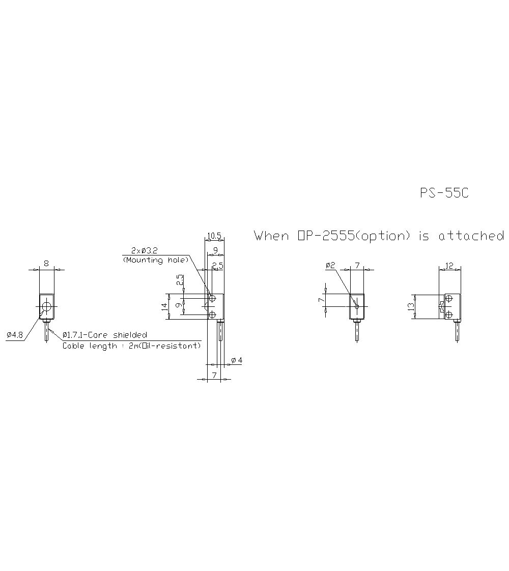 PS-55 Dimension