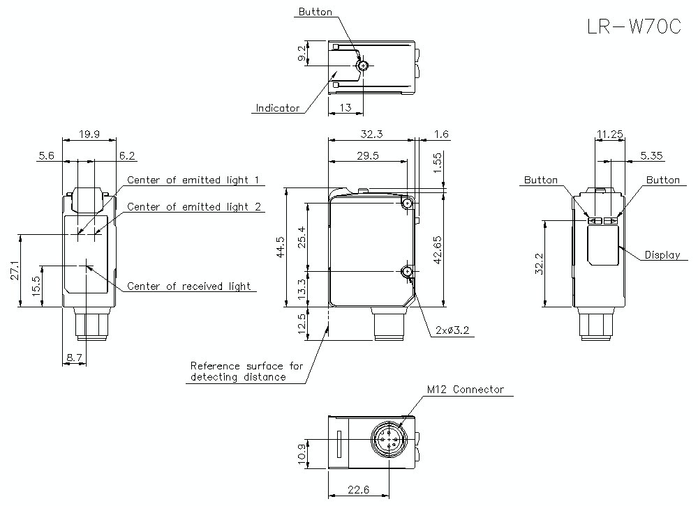 LR-W70C Dimension