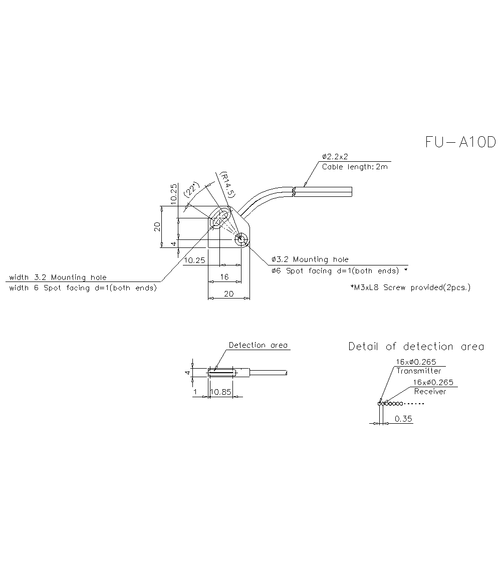 FU-A10D Dimension