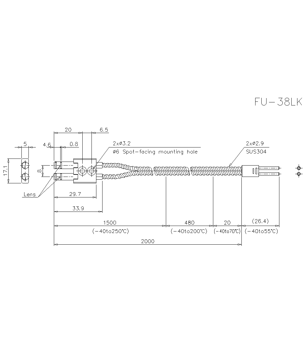 FU-38LK Dimension