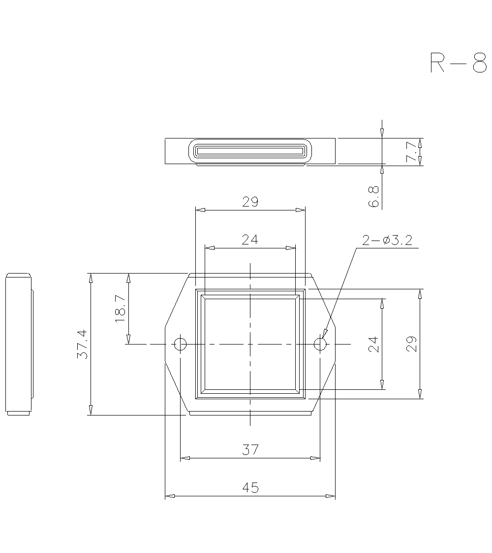 R-8 Dimension