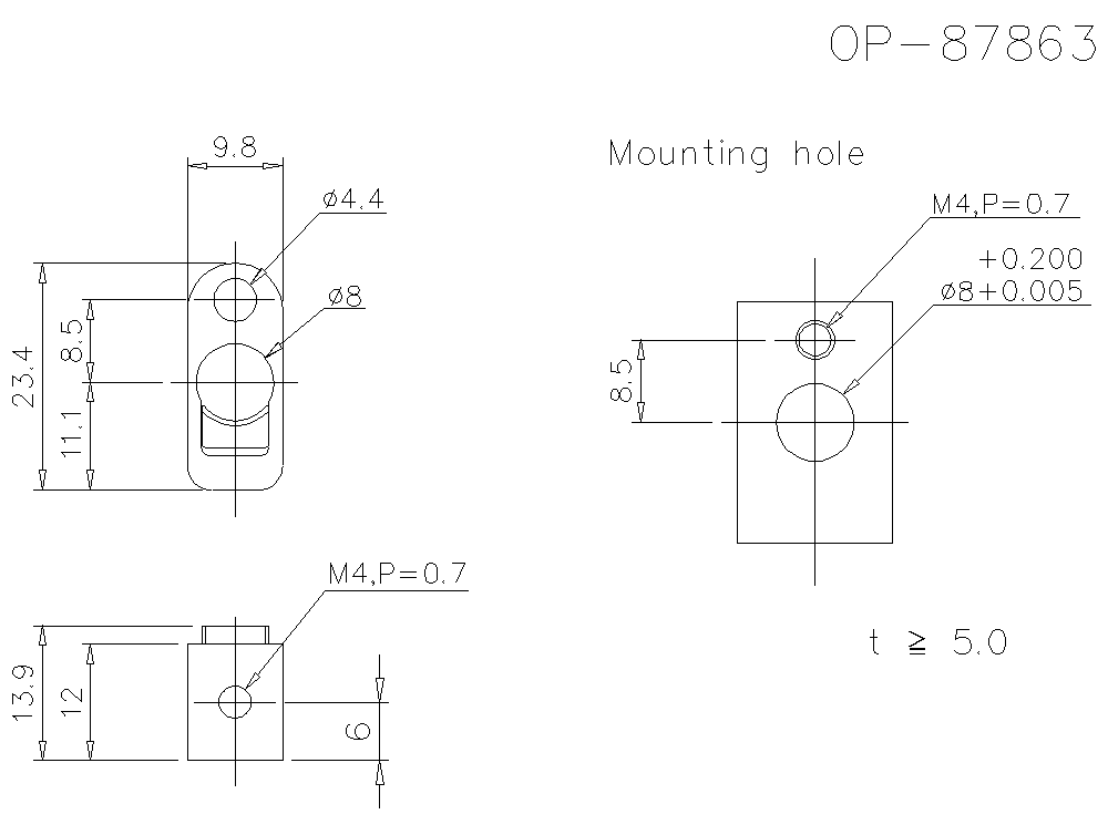 OP-87863 Dimension