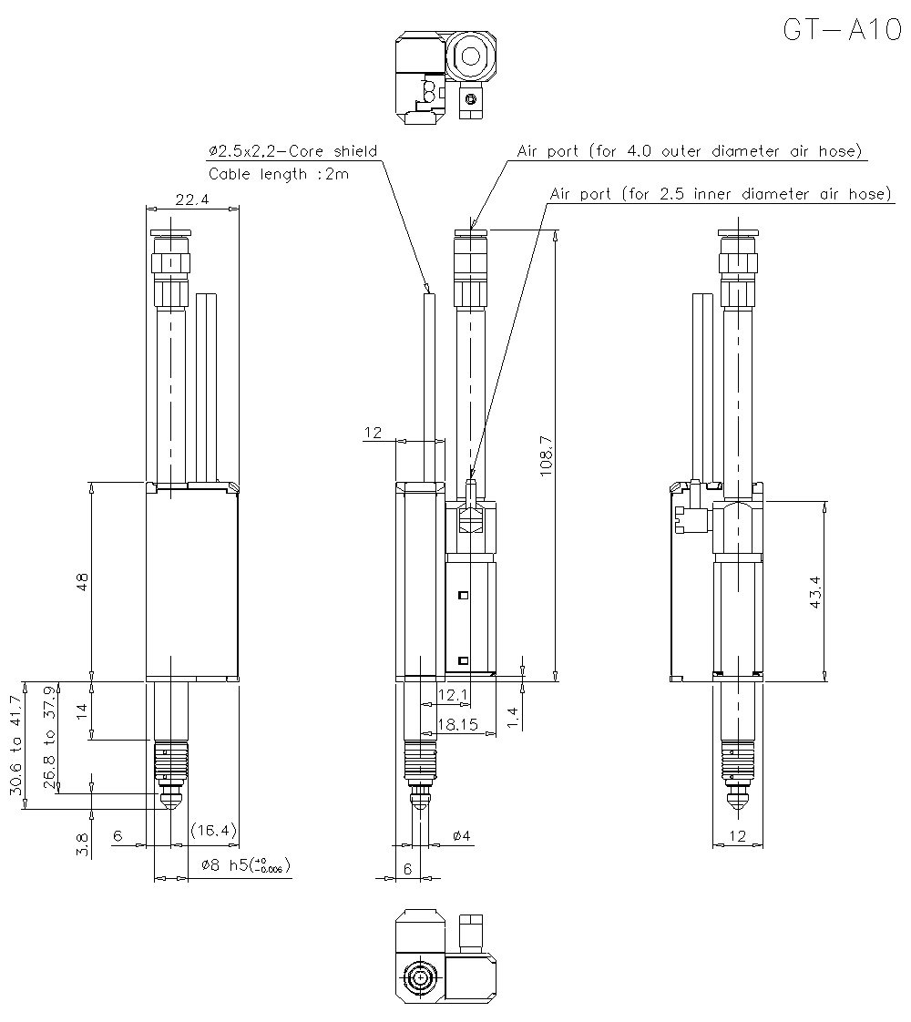GT-A10 Dimension