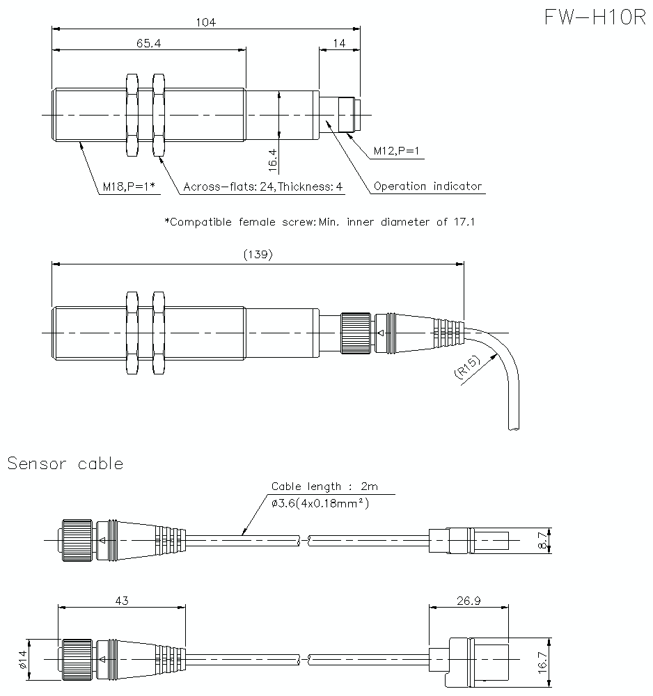 FW-H10R Dimension
