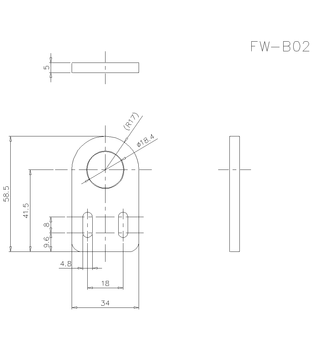 FW-B02 Dimension