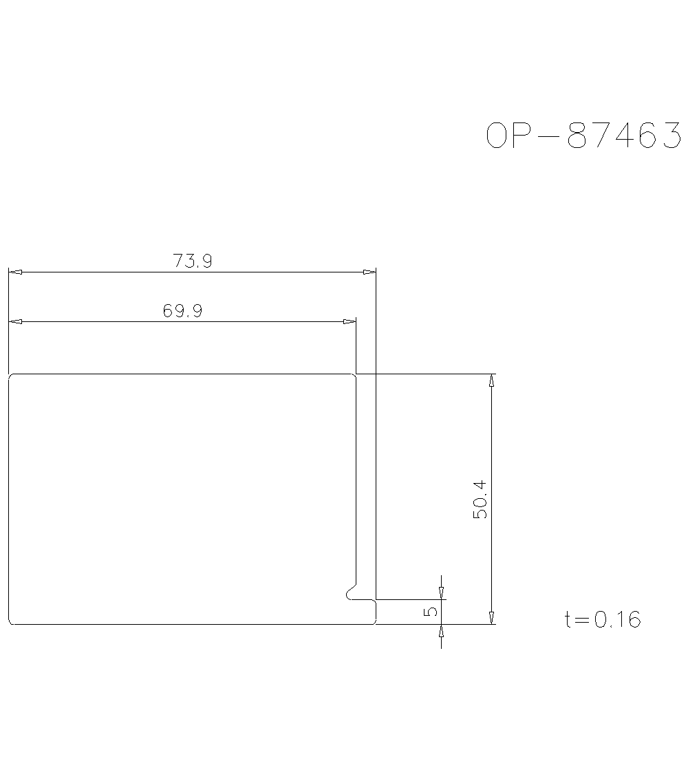 OP-87463 Dimension