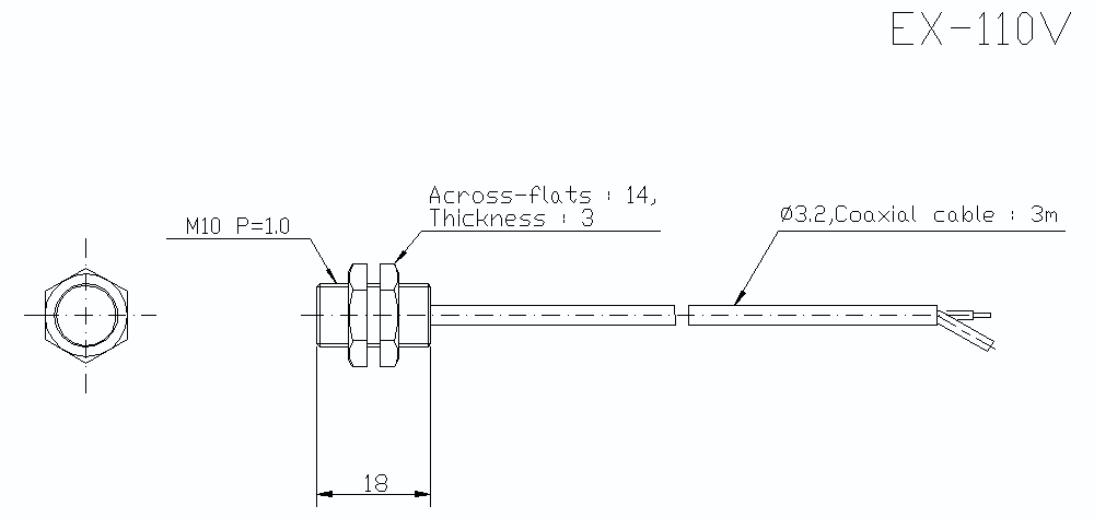 EX-110V Dimension