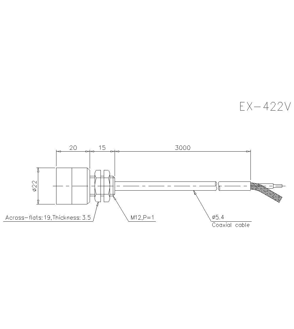 EX-422V Dimension