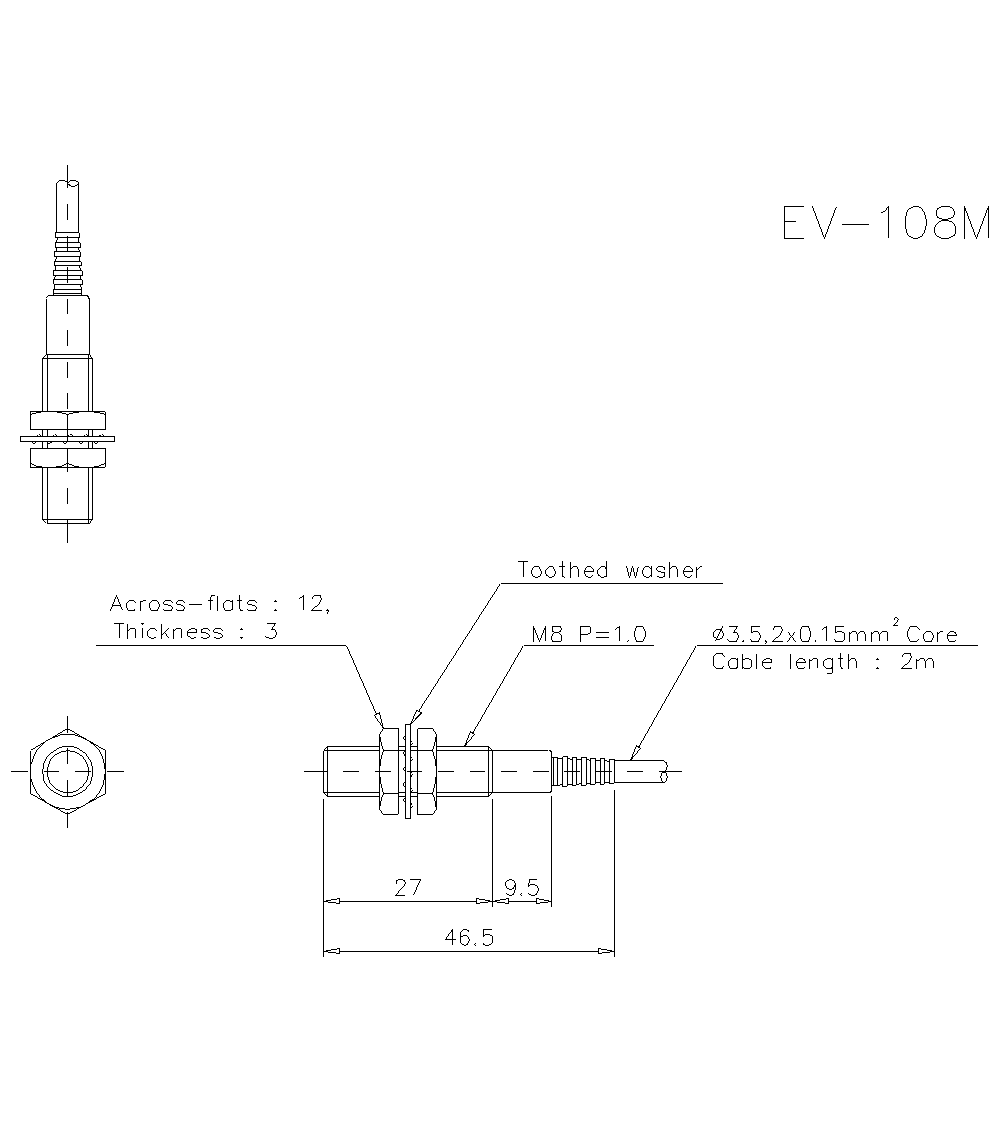EV-108MC Dimension
