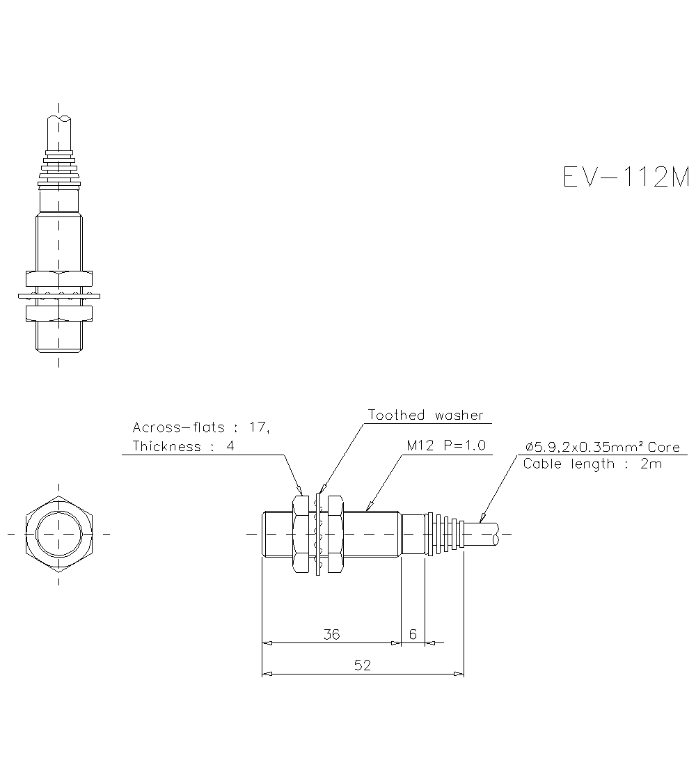EV-112M Dimension