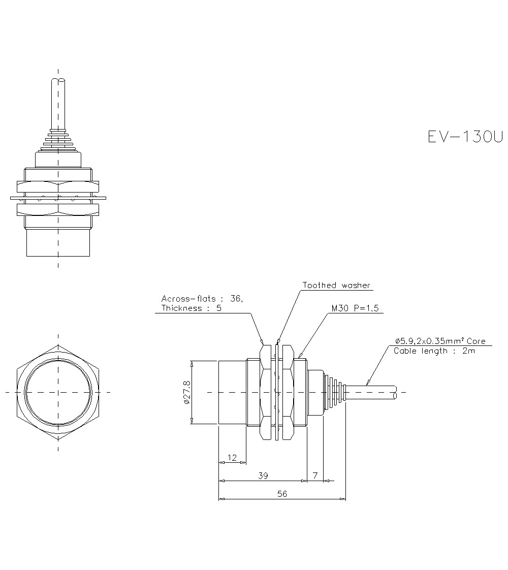 EV-130U Dimension