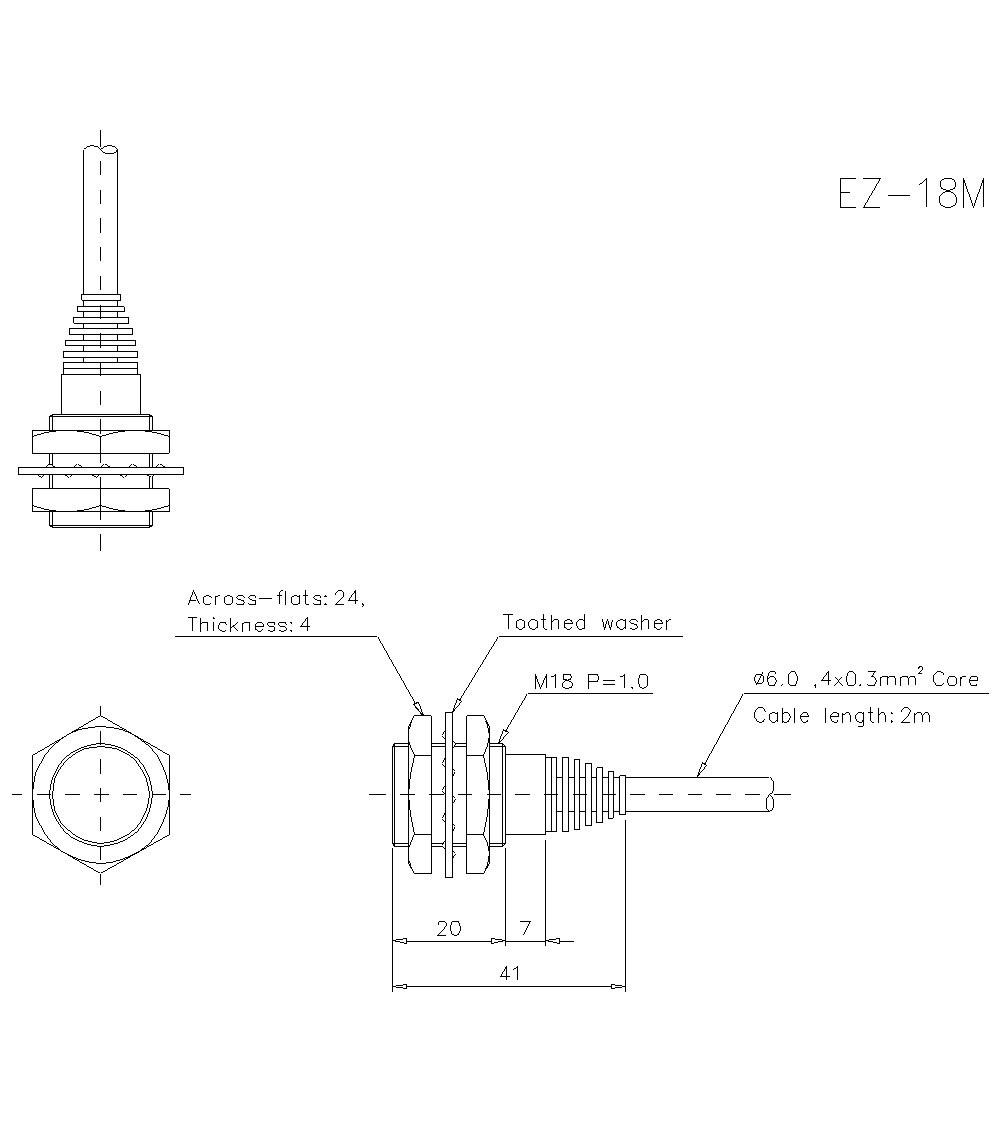 EZ-18M Dimension