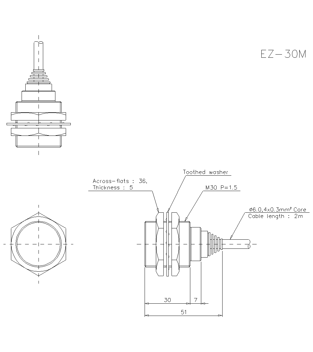 EZ-30M Dimension