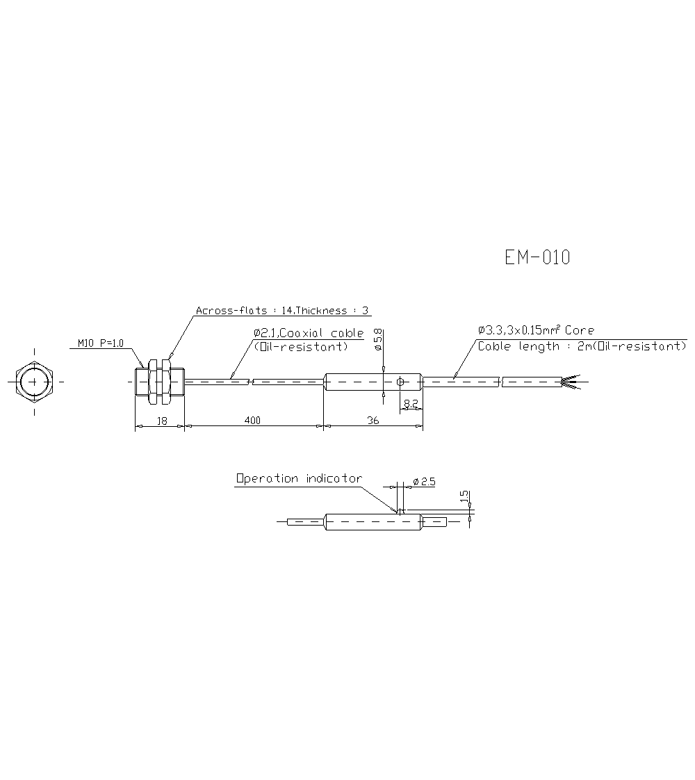 EM-010 Dimension