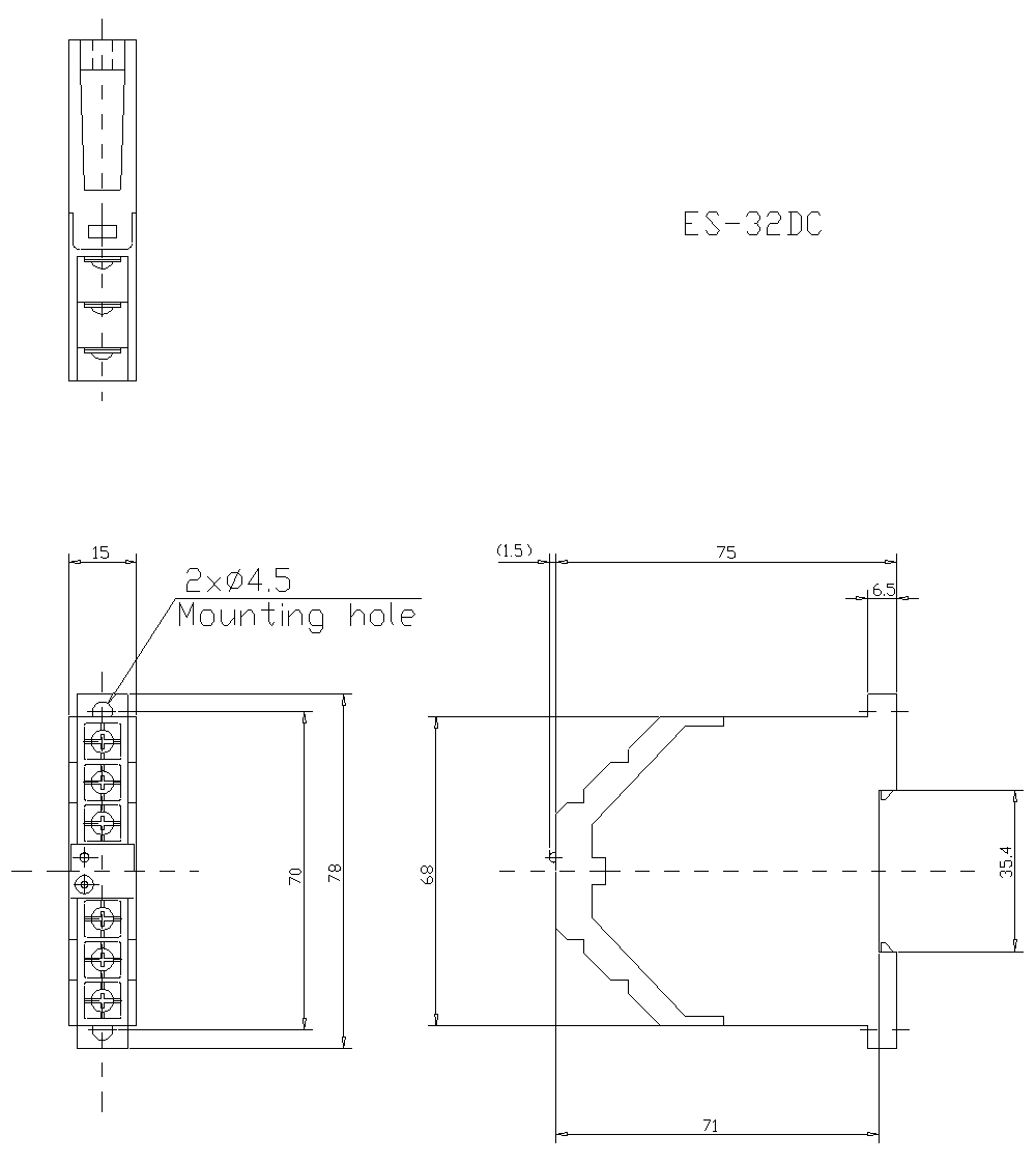 ES-32DC Dimension