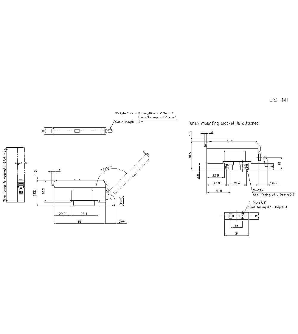 ES-M1 Dimension