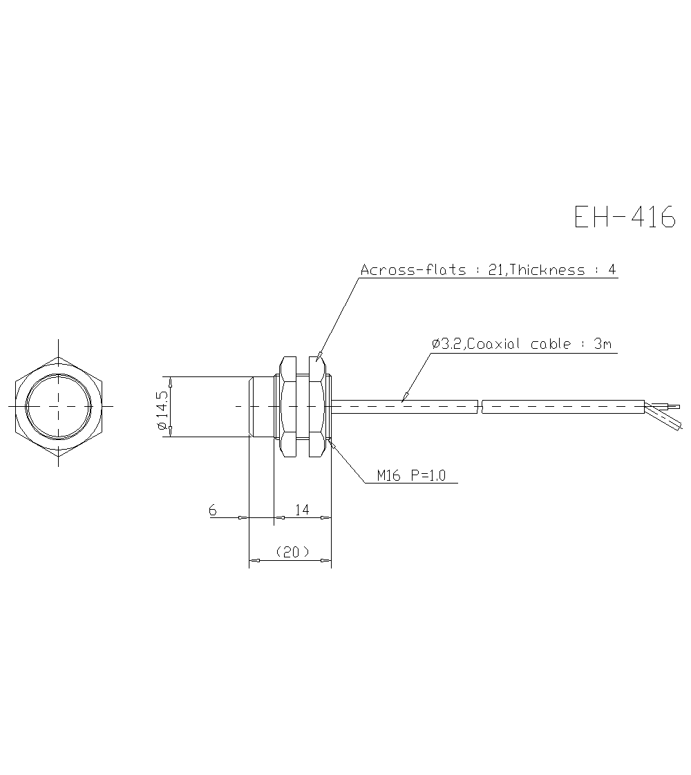 EH-416 Dimension