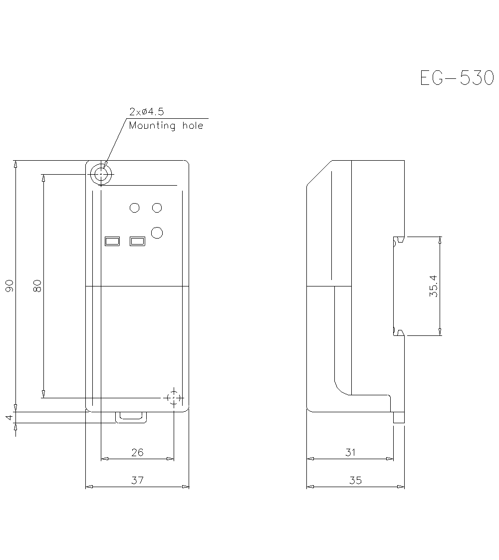 EG-530 Dimension