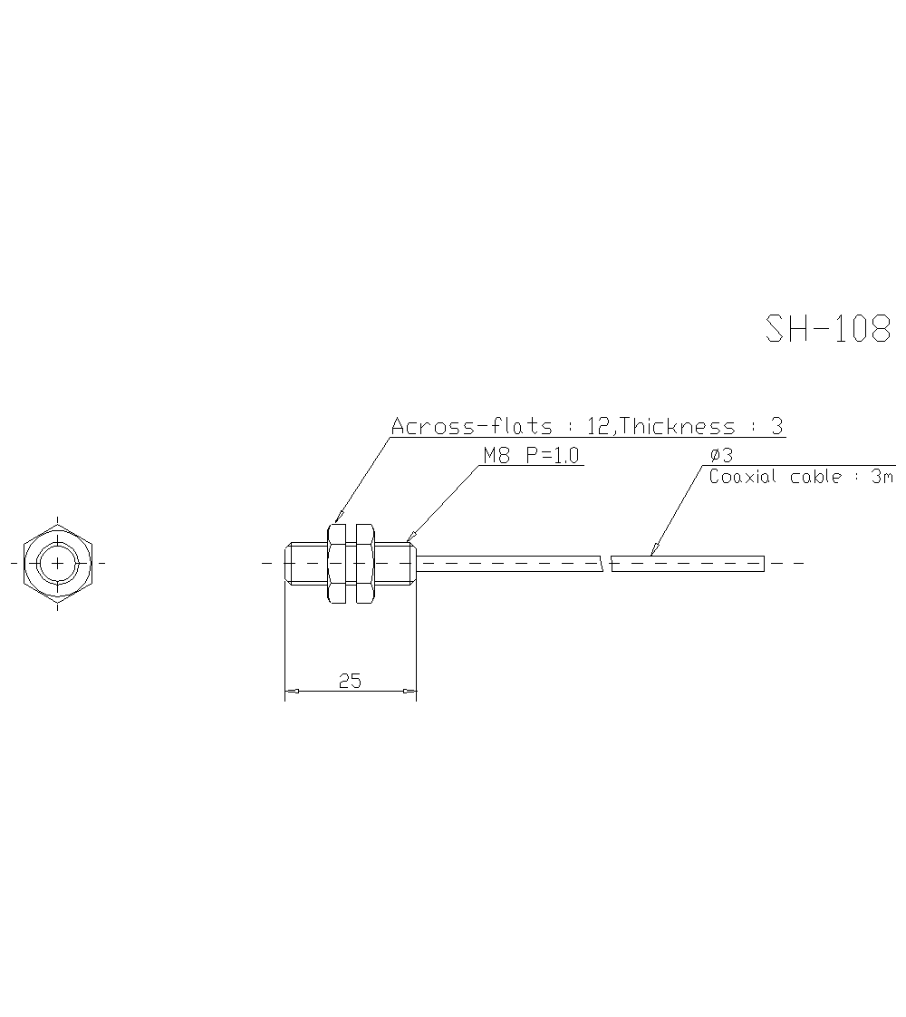 SH-108 Dimension