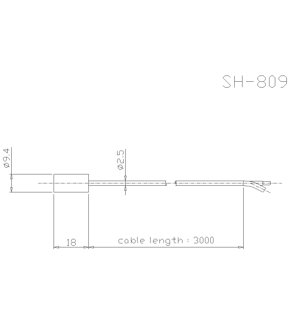 SH-809 Dimension