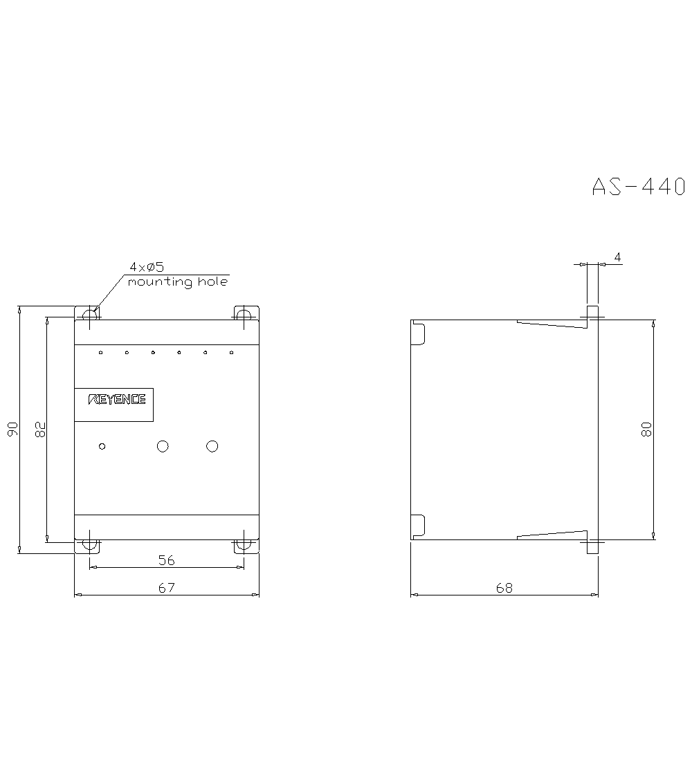 AS440-01U Dimension