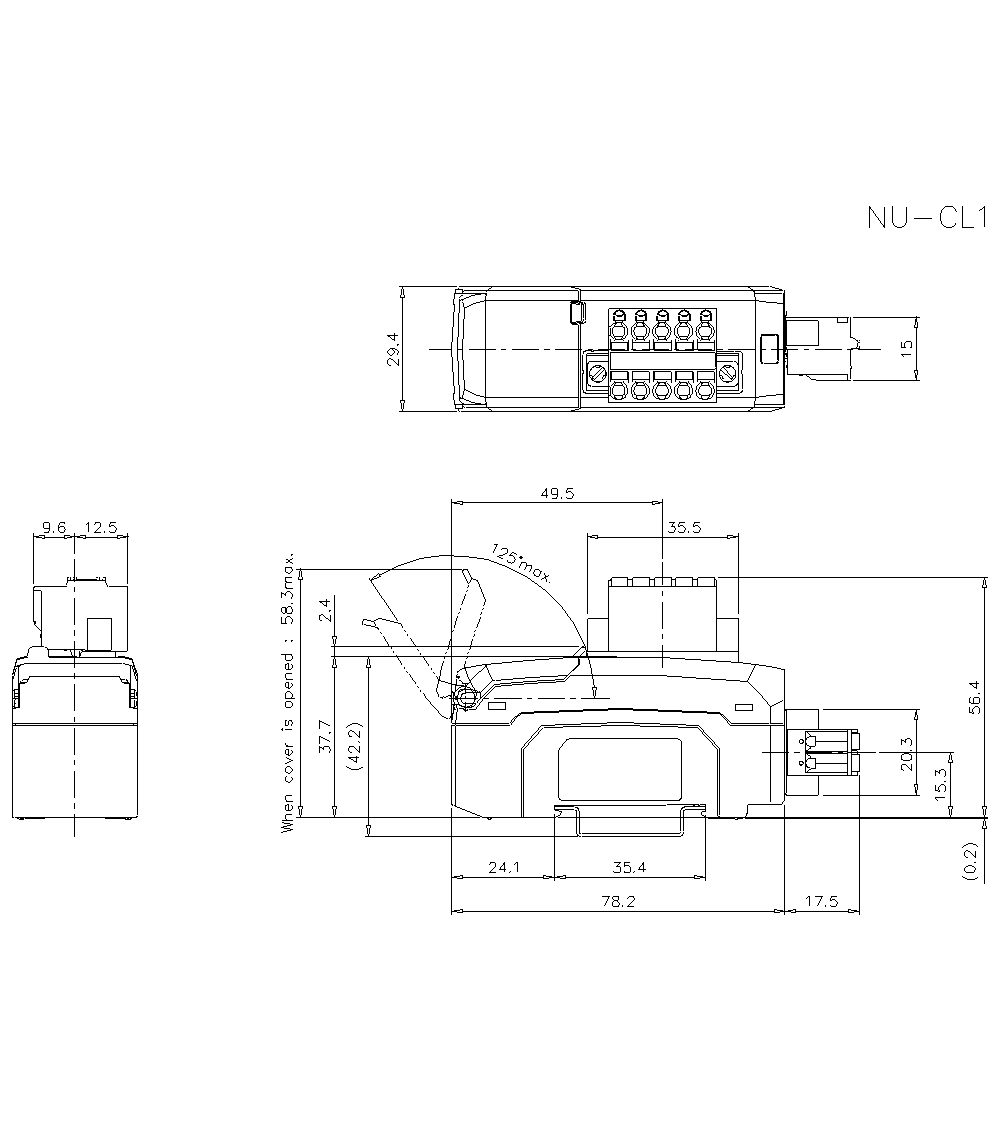 NU-CL1 Dimension