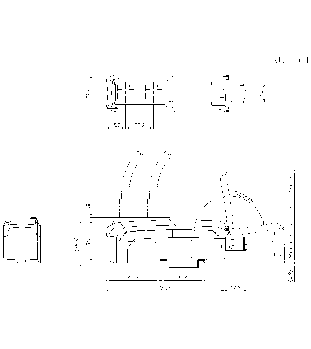 NU-EC1 Dimension