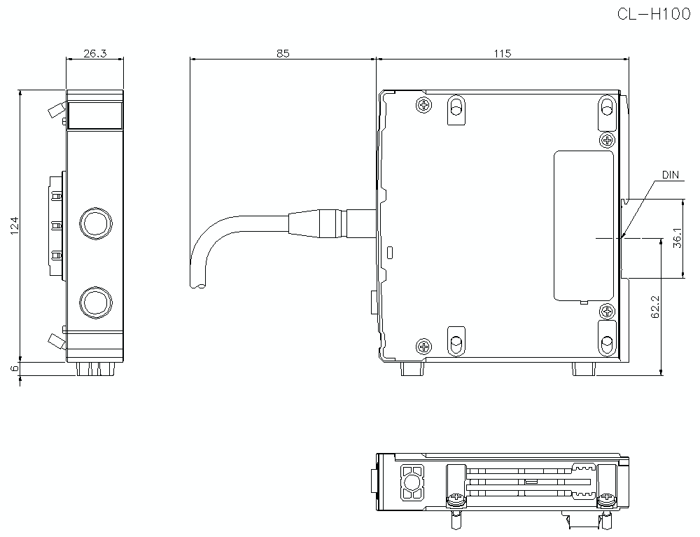 CL-H100 Dimension