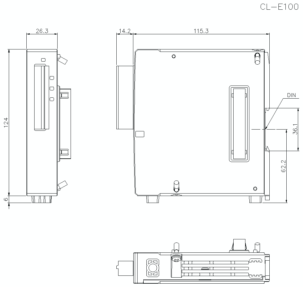 CL-E100 Dimension