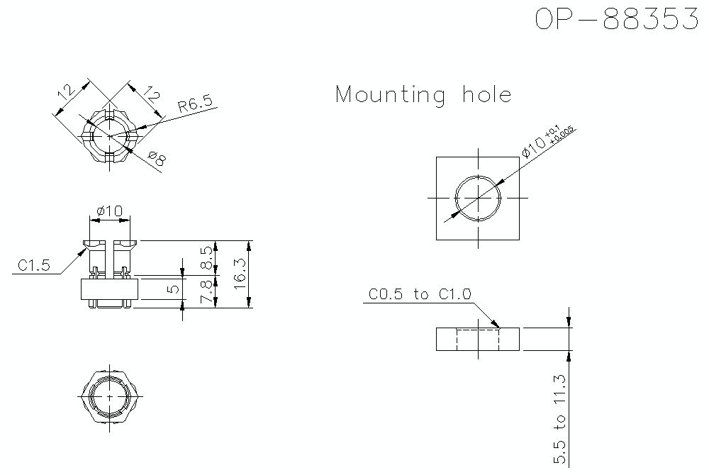 OP-88353 Dimension