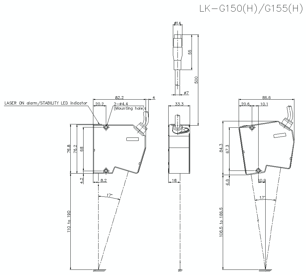 LK-G150 Dimension