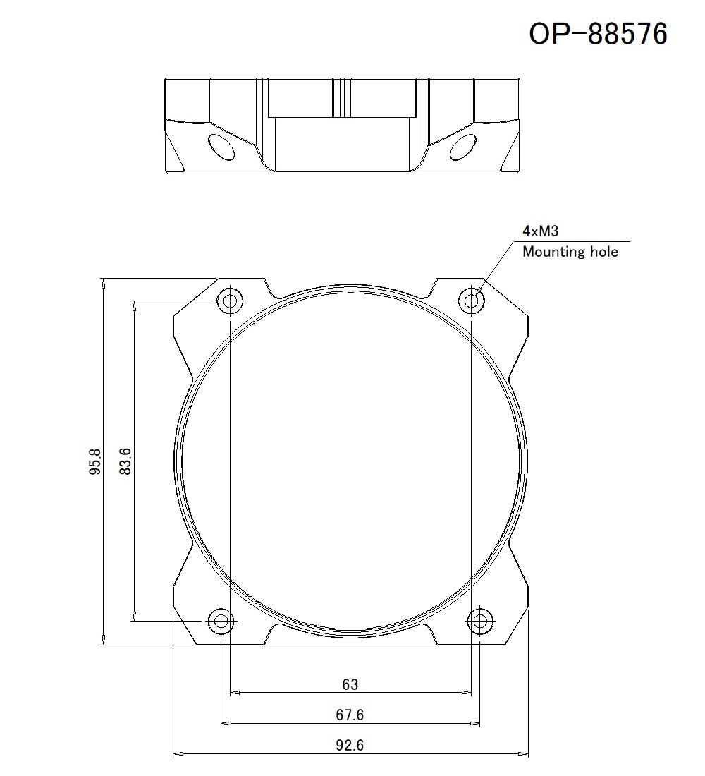 OP-88576&nbsp;Dimension